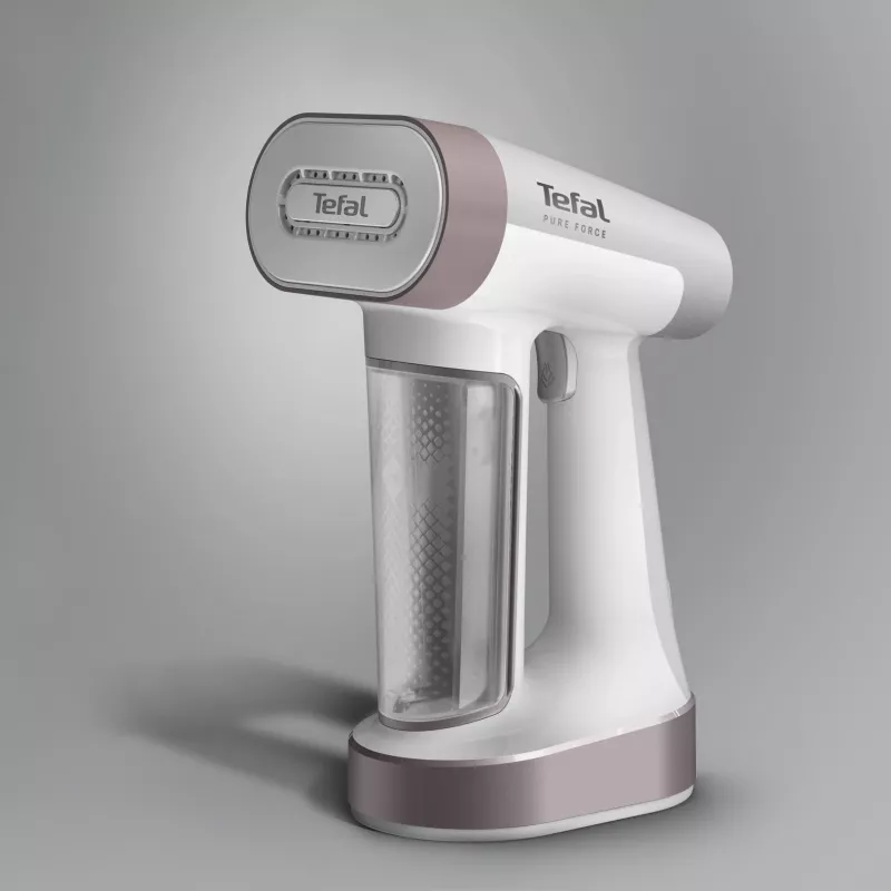 Tefal Pure Force DT8765E0 apģērbu tvaicētājs Rokas apģērbu tvaicētājs 0,18 L 1800 W Melna, kanēļa krāsa