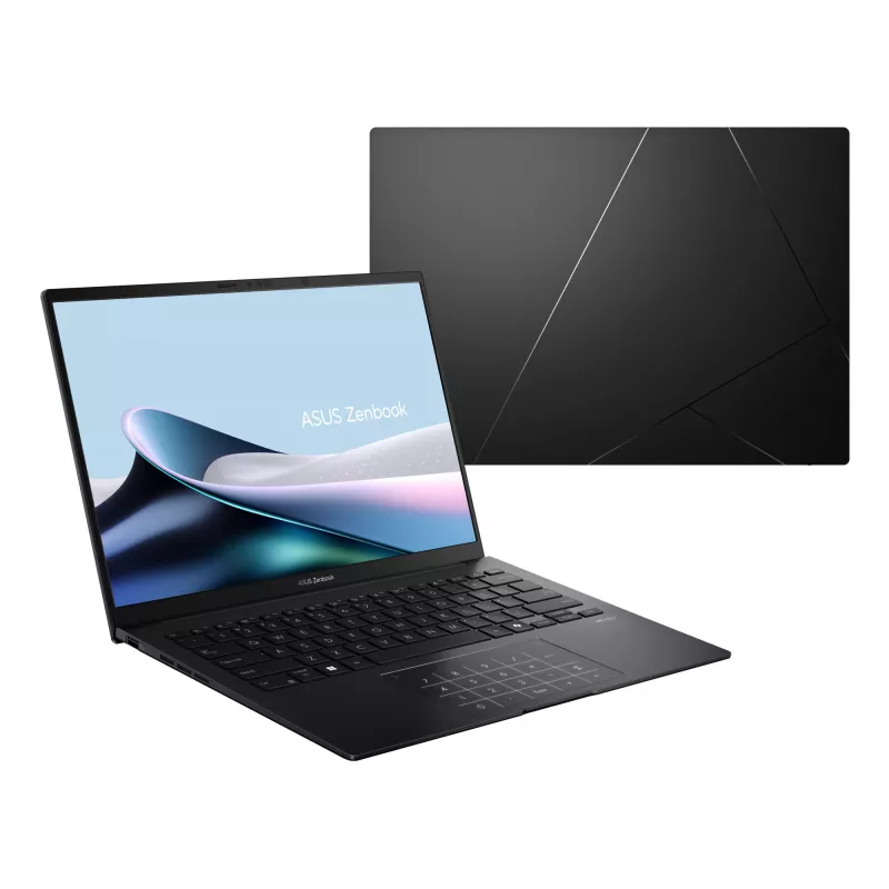 Klēpjdators ASUS Zenbook 14 OLED UM3406KA — AMD Ryzen AI 7 350, 14 collu 3K (2880×1800), 32 GB RAM, 1 TB SSD, Windows 11 Home, melns