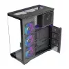 Pilna torņa datora korpuss MODECOM Volcano SPACE XL ARGB — Full Tower, E-ATX atbalsts, rūdīts stikls, ARGB, līdz 440 mm GPU