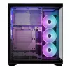 Pilna torņa datora korpuss MODECOM Volcano SPACE XL ARGB — Full Tower, E-ATX atbalsts, rūdīts stikls, ARGB, līdz 440 mm GPU
