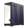 Pilna torņa datora korpuss MODECOM Volcano SPACE XL ARGB — Full Tower, E-ATX atbalsts, rūdīts stikls, ARGB, līdz 440 mm GPU