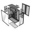 Pilna torņa datora korpuss MODECOM Volcano SPACE XL ARGB — Full Tower, E-ATX atbalsts, rūdīts stikls, ARGB, līdz 440 mm GPU