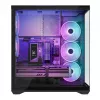 Pilna torņa datora korpuss MODECOM Volcano SPACE XL ARGB — Full Tower, E-ATX atbalsts, rūdīts stikls, ARGB, līdz 440 mm GPU