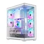 Pilna torņa datora korpuss MODECOM Volcano SPACE XL FULL TOWER NF balts — ARGB, rūdīts stikls, 8 paplašināšanas sloti, līdz 440 mm GPU