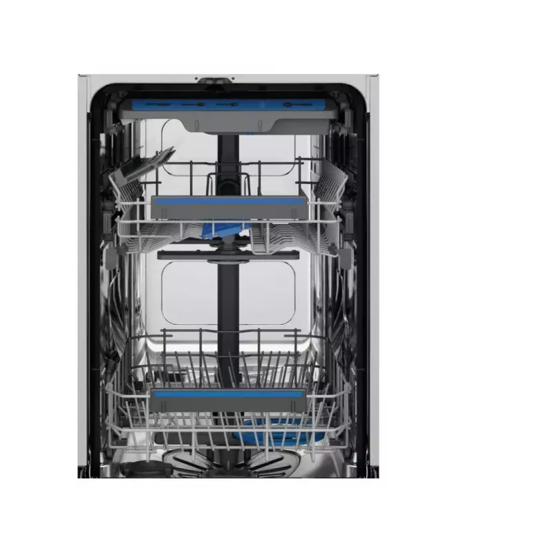 Iebūvējamā trauku mazgājamā mašīna Electrolux EEM43211L, šaurā 45 cm, 10 galda klājumi, 44 dB, 8 programmas, AirDry
