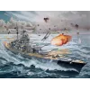 Karakuģa modelis Revell Bismarck montāžas komplekts 1:350
