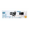 TV grīdas statīvs Philips SQM9640/00 58,4 cm–2,18 m (23 collas–86 collas), līdz 55 kg, VESA 200x100–600x400, slīpums ±15°, pagrieziens 180° — melns