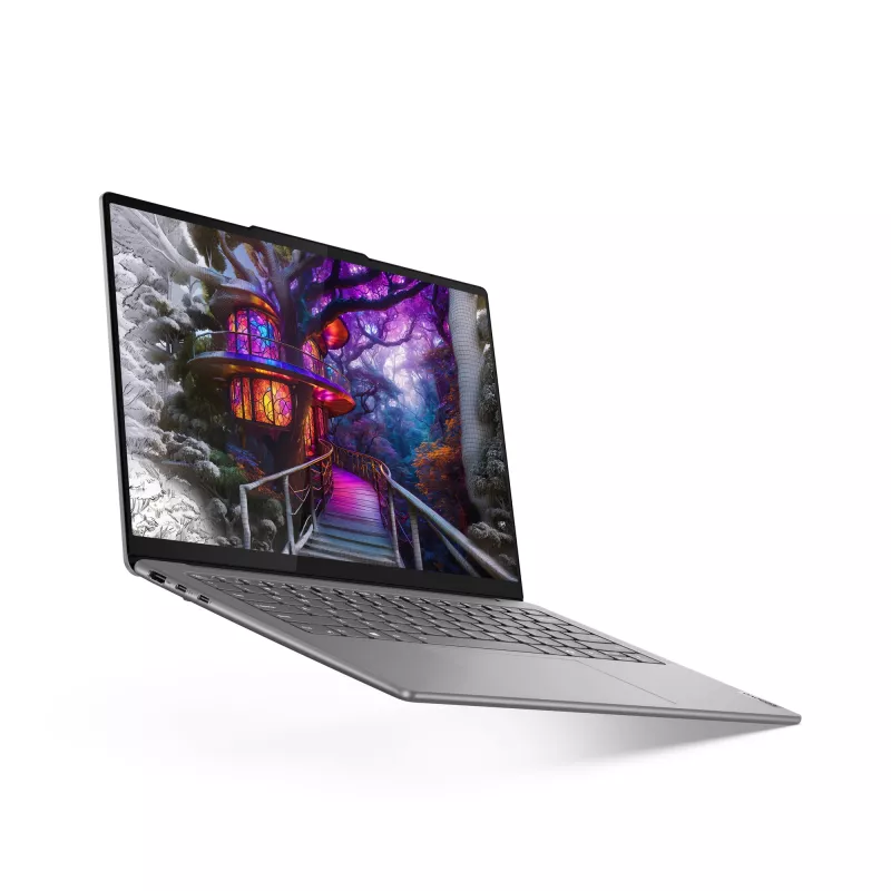 Lenovo Yoga plāns 7 14IMH9 Intel Core Ultra 5 125H klēpjdators 35,6 cm (14 collu) WUXGA 16 GB LPDDR5x-SDRAM 512 GB SSD Wi-Fi 6E (802.11ax) Windows 11 Home vācu pelēks