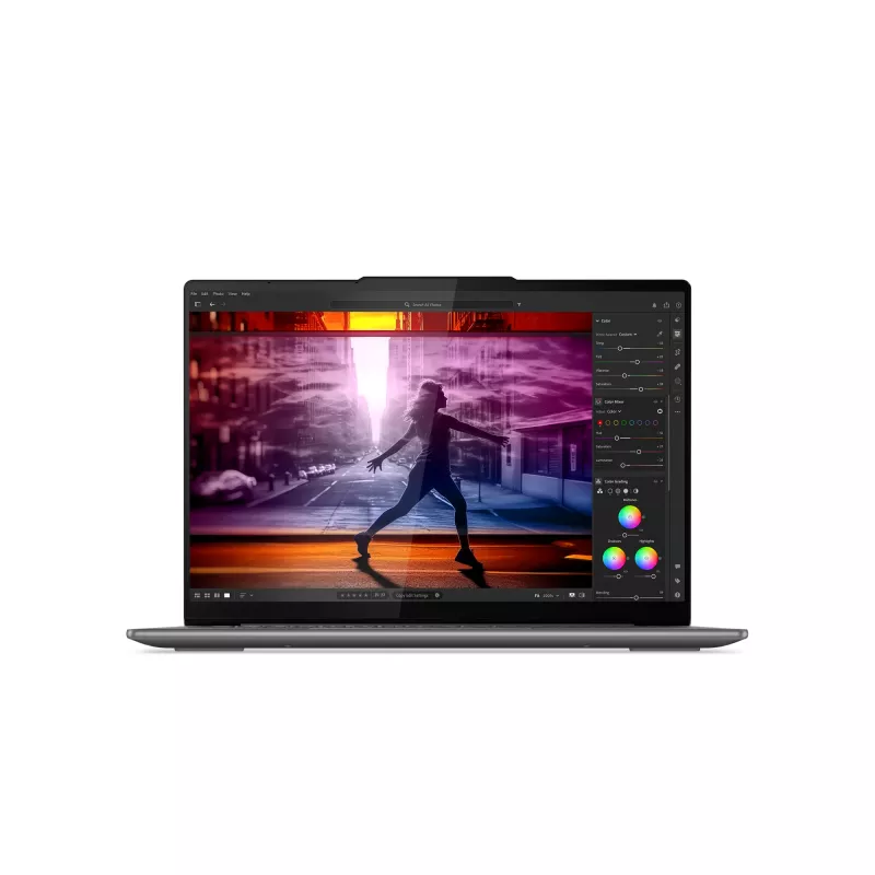 Lenovo Yoga plāns 7 14IMH9 Intel Core Ultra 5 125H klēpjdators 35,6 cm (14 collu) WUXGA 16 GB LPDDR5x-SDRAM 512 GB SSD Wi-Fi 6E (802.11ax) Windows 11 Home vācu pelēks