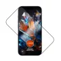 Ekrāna aizsargs FIXED Apple iPhone 17 Pro — rūdīts stikls, melns, Armor ar pretsputekļu aplikatoru un AR slāni