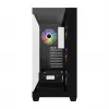 FSP M340-BA korpuss Midi Tower mITX, mATX, ATX melns ARGB, Midi Tower, PC, melns, ATX, micro ATX, Mini-ITX, stikls, SPCC, 17 cm