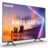 TV Philips 43PUS8450/12 43 collu QLED 4K Ultra HD, 3840×2160, Titan OS, Wi‑Fi, Ethernet, Melns
