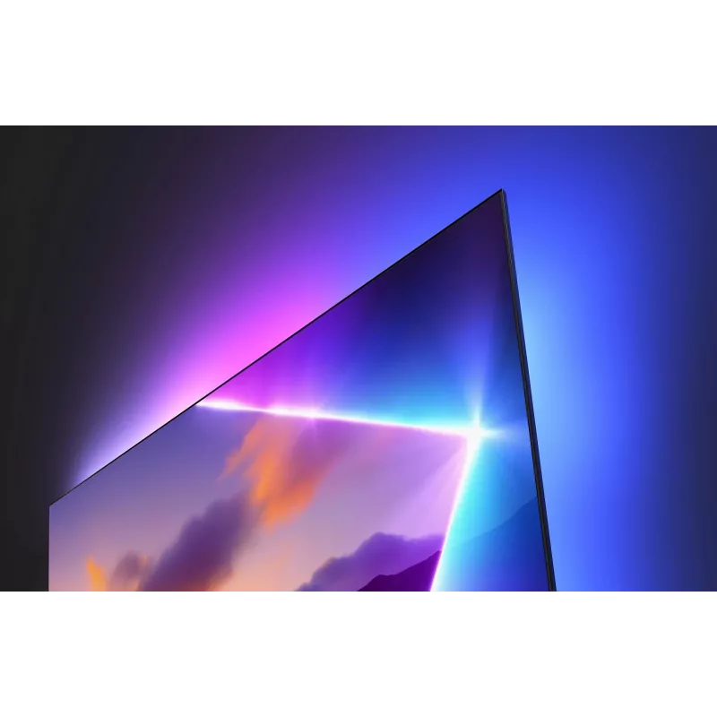 TV Philips 43PUS8450/12 43 collu QLED 4K Ultra HD, 3840×2160, Titan OS, Wi‑Fi, Ethernet, Melns