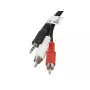 Audio kabelis Lanberg CA-MJRC-10CC-0020-BK 3.5mm RCA 2 m melns sarkans balts