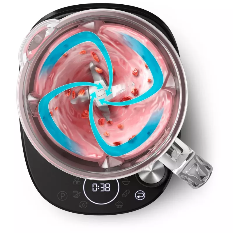 Galda blenderis Philips 7000 sērija HR3760/10 Melns Nerūsējošais tērauds