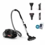 Cilindra putekļsūcējs Philips XD6142/12 — 900 W, 4 L putekļu maiss, HEPA filtrs, melns