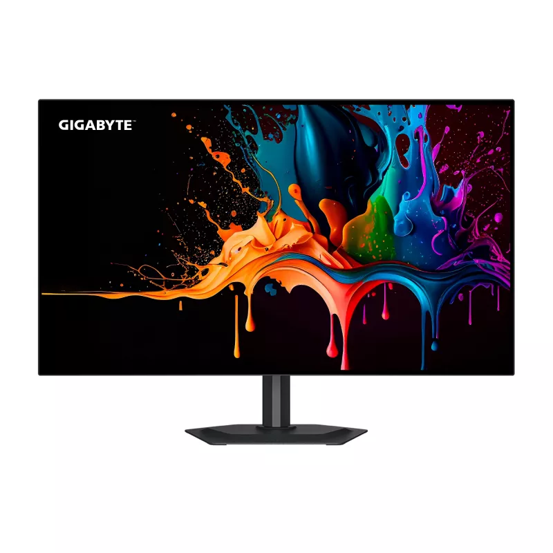 GIGABYTE MO27Q28G 27 collu OLED QHD spēļu monitors - 2560 x 1440, 280Hz, 0,03ms, 335 cd/m², Display HDR True Melns 500, HDMI 2.1, Displayport 1.4