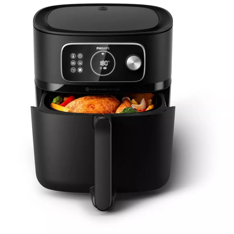 Philips HD9876/90 Airfryer 7000 series, 8.3 L, 2200 W, melns