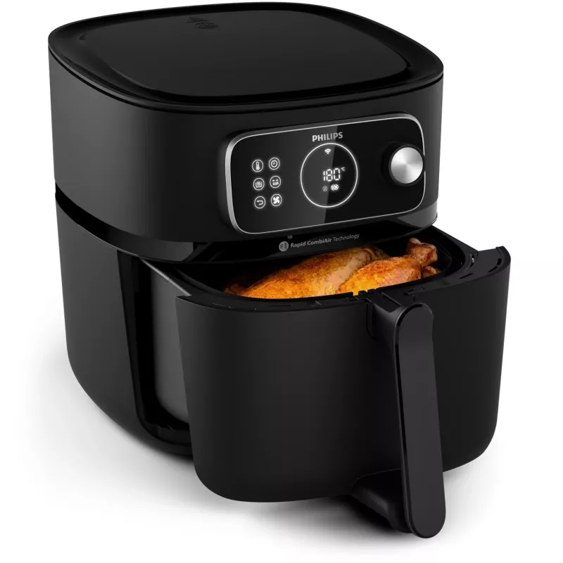 Philips HD9876/90 Airfryer 7000 series, 8.3 L, 2200 W, melns