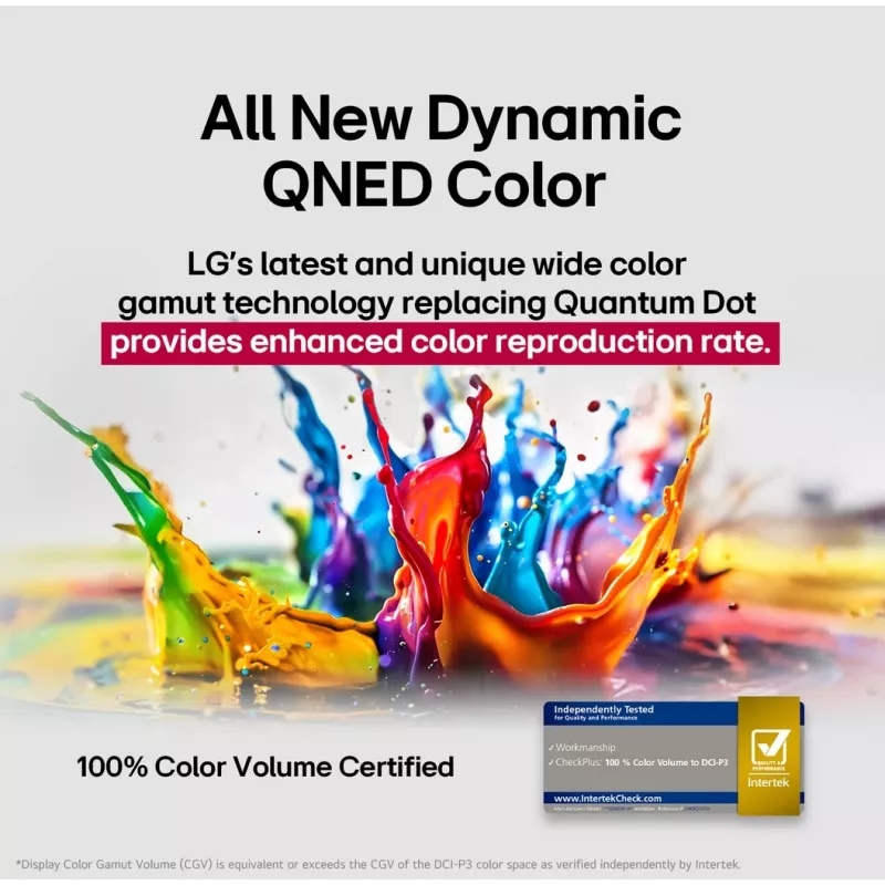 LG QNED AI 65QNED70A6A televizors 165.1 cm (65 collas) 4K Ultra HD viedais televizors Wi-Fi melns