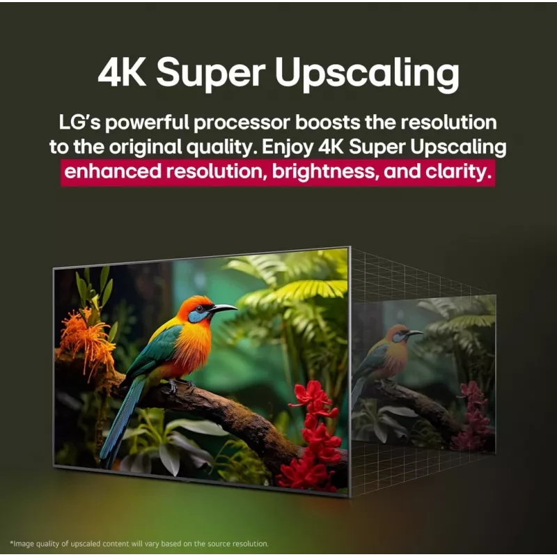 LG QNED AI 65QNED70A6A televizors 165.1 cm (65 collas) 4K Ultra HD viedais televizors Wi-Fi melns