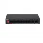 Dahua Technology PoE PFS3010-8ET-96-V2 tīkla komutators Nevadāms Gigabit Ethernet (10/100/1000) Power over Ethernet (PoE) Melns