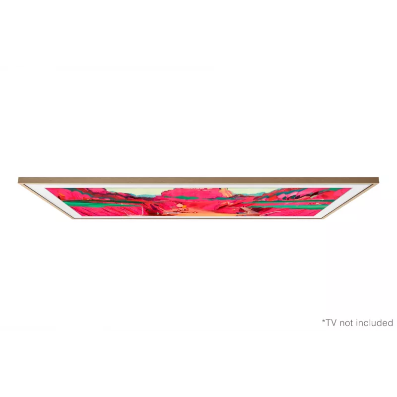 Samsung 75” Pielāgojama rāmja balta apmale (2025) – Tīkkoks, Rāmis, Bēša, 190,5 cm (75 collas), Samsung, LS03F