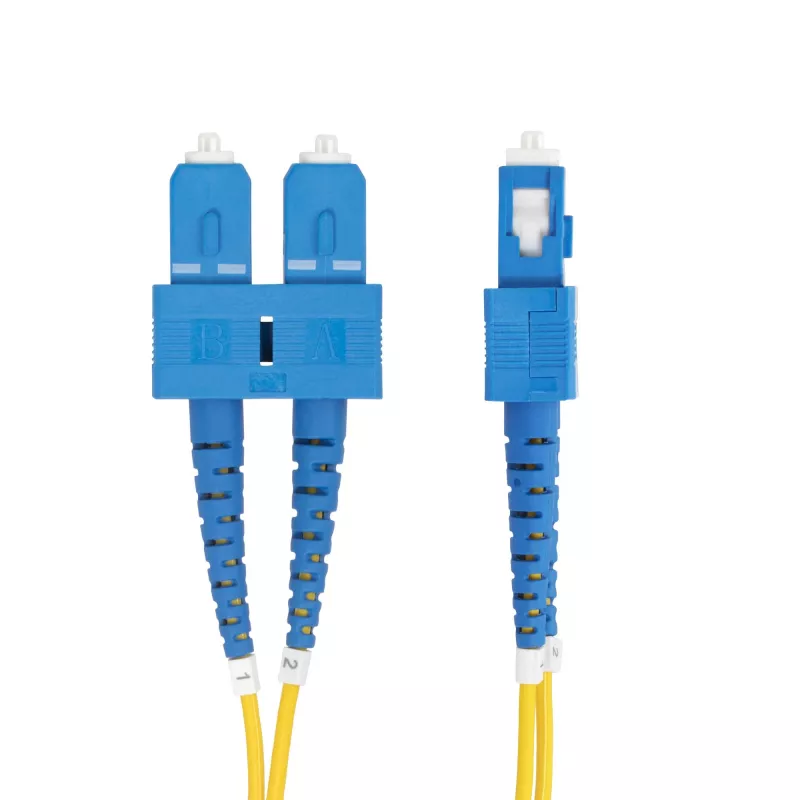 StarTech.com 30 m (98,4 pēdas) SC uz SC (UPC) OS2 vienmoda dupleksā optiskās šķiedras kabelis, 9/125 µm, 40G/100G Zipcord, liekumizturīgs, zemi ievades zudumi – LSZH optiskās šķiedras pārvades kabelis