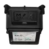 Universāls šķidruma dzesētājs ASUS MAX GAMING LC 360 ARGB LCD — 360 mm radiators, 120 mm ventilatori, atbalsta AM4/AM5/LGA1700, melns