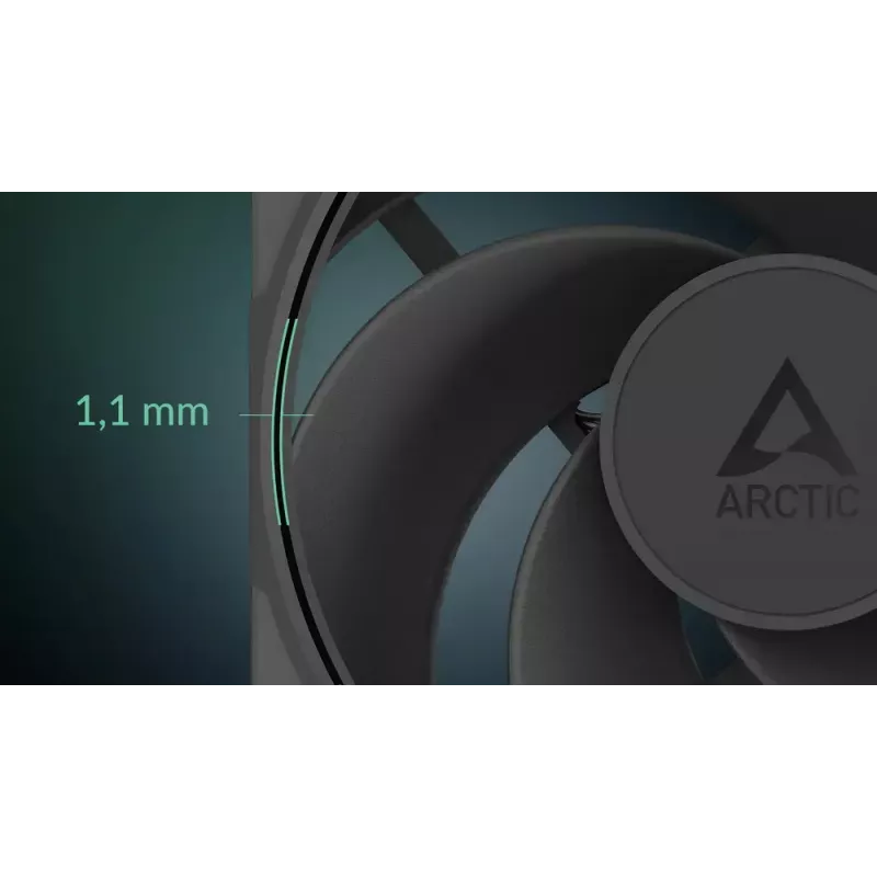120 mm ARCTIC Freezer P12 Pro Reverse — 3-pack A-RGB PWM ventilatori, 124 m³/h, Fluid Dynamic Bearing