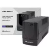 Nepārtrauktās barošanas avots QOLTEC 53773 0,85 kVA (480 W) Line-Interactive, 1x E tipa kontaktligzda, 7 Ah akumulators