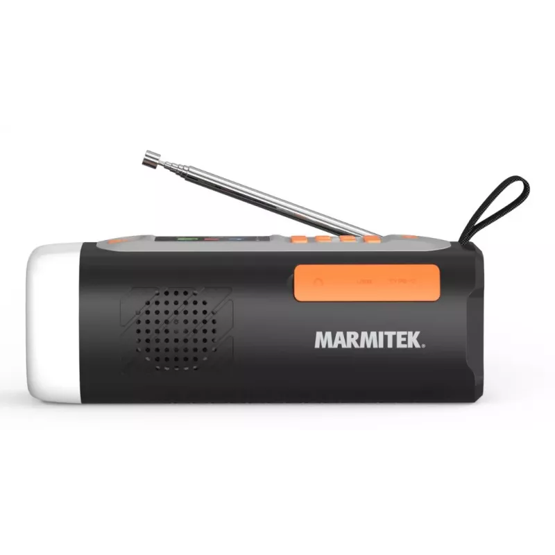 Marmitek RESQ 200 – uzlādējams radio, Pārnēsājams, Analogais un digitālais, DAB, DAB+, FM, 87,5 - 108 MHz, 170 - 240 MHz, 3 W
