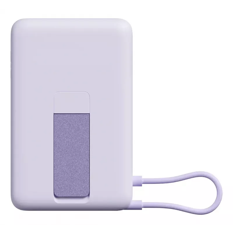 Ārējais akumulators Xiaomi BHR08PAGL 5900 mAh Li‑Ion ar bezvadu uzlādi, 1x USB‑C, violets