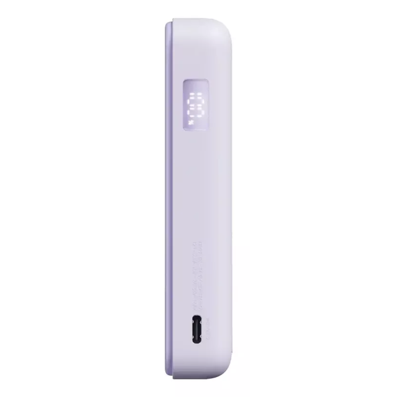 Ārējais akumulators Xiaomi BHR08PAGL 5900 mAh Li‑Ion ar bezvadu uzlādi, 1x USB‑C, violets