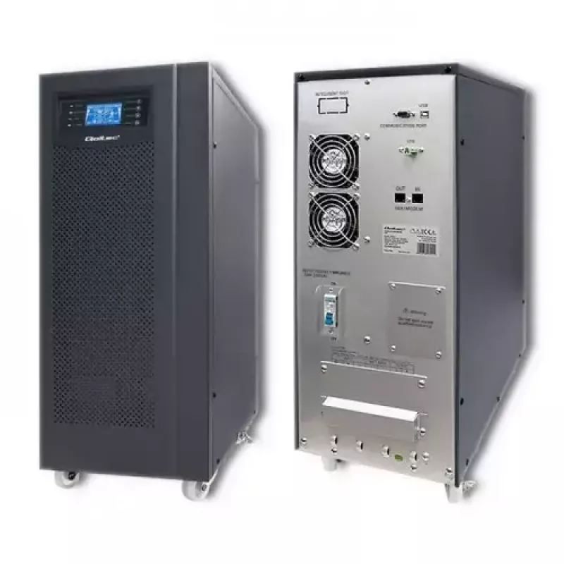 UPS Qoltec 53044 dubultās konversijas tiešsaistes 10 kVA 8000 W