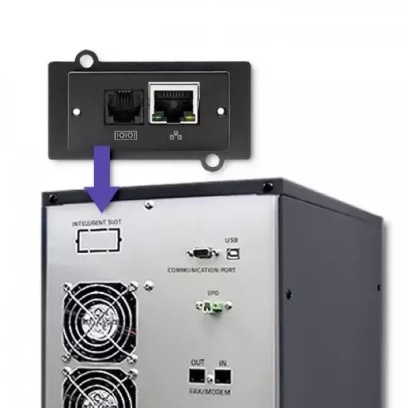 UPS Qoltec 53044 dubultās konversijas tiešsaistes 10 kVA 8000 W