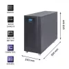 UPS Qoltec 53044 dubultās konversijas tiešsaistes 10 kVA 8000 W