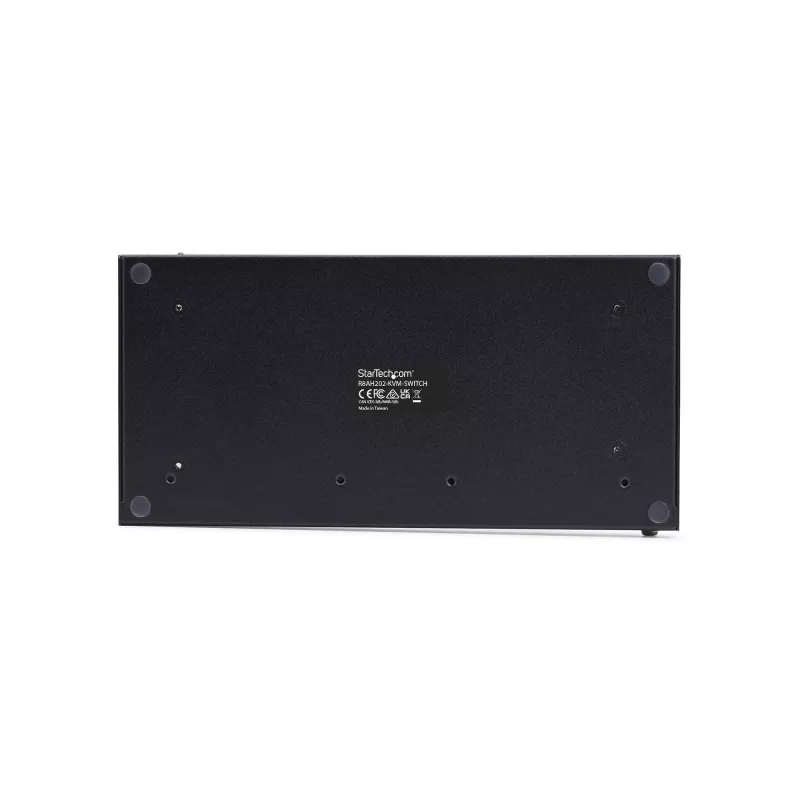 StarTech.com 8 portu HDMI KVM slēdzis ar 1U montāžas komplektu statīvā, 4K 60Hz HDMI 2.0, pārslēgšana ar spiedpogām un karstajiem taustiņiem, 4 portu USB centrmezgls, neatkarīgs no OS, atbilst TAA
