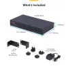 StarTech.com 8 portu HDMI KVM slēdzis ar 1U montāžas komplektu statīvā, 4K 60Hz HDMI 2.0, pārslēgšana ar spiedpogām un karstajiem taustiņiem, 4 portu USB centrmezgls, neatkarīgs no OS, atbilst TAA