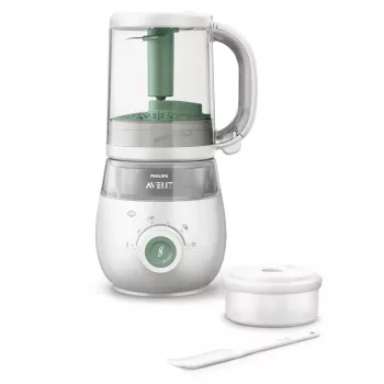 Philips AVENT Premium SCF885 4-in-1 tvaicētājs blenderis, 0.24 L, 1 L, zaļa, balta, Ķīna, 70 m, 0.7 m
