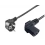 Microconnect PE010510 strāvas kabelis melns 1 m CEE7/7 C13 savienotājs