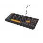 GENESIS Thor 230 TKL tastatūra Spēļu USB + RF bezvadu + Bluetooth QWERTY Melna, Pelēka, Oranža