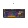 GENESIS Thor 230 TKL tastatūra Spēļu USB + RF bezvadu + Bluetooth QWERTY Melna, Pelēka, Oranža