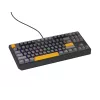 GENESIS Thor 230 TKL tastatūra Spēļu USB + RF bezvadu + Bluetooth QWERTY Melna, Pelēka, Oranža