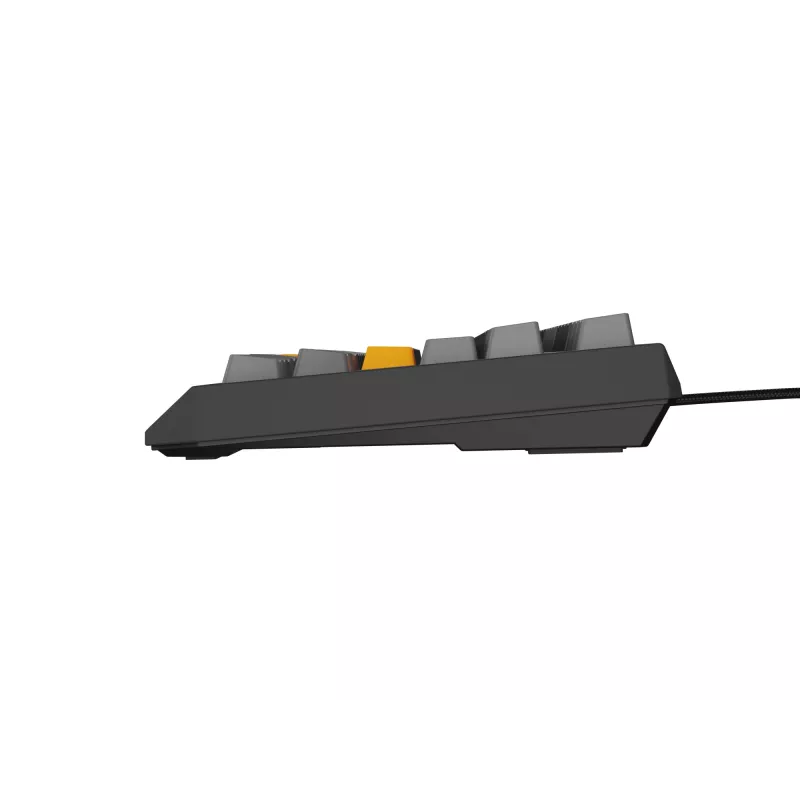 GENESIS Thor 230 TKL tastatūra Spēļu USB + RF bezvadu + Bluetooth QWERTY Melna, Pelēka, Oranža