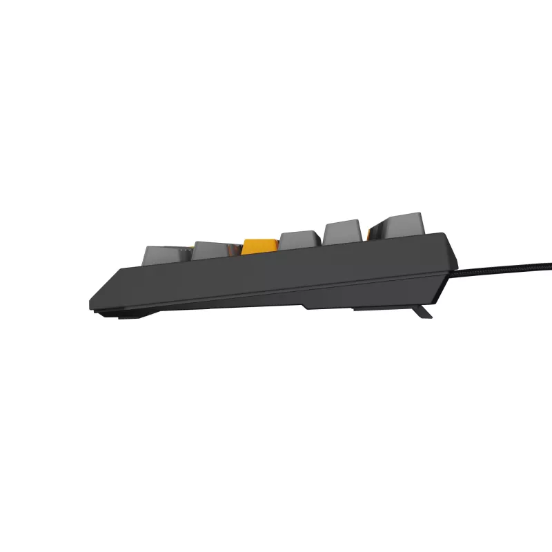 GENESIS Thor 230 TKL tastatūra Spēļu USB + RF bezvadu + Bluetooth QWERTY Melna, Pelēka, Oranža