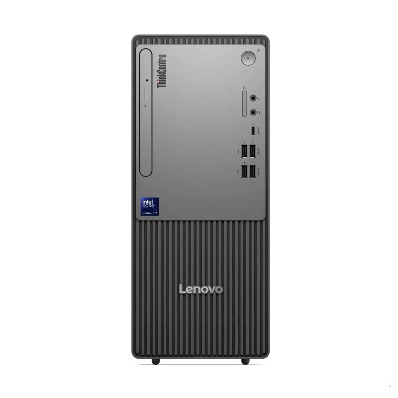 Galddators Lenovo ThinkCentre neo 50t Gen 6 Intel Core Ultra 5 225, 16 GB DDR5, 512 GB SSD, Windows 11 Pro, Tornis, Melns