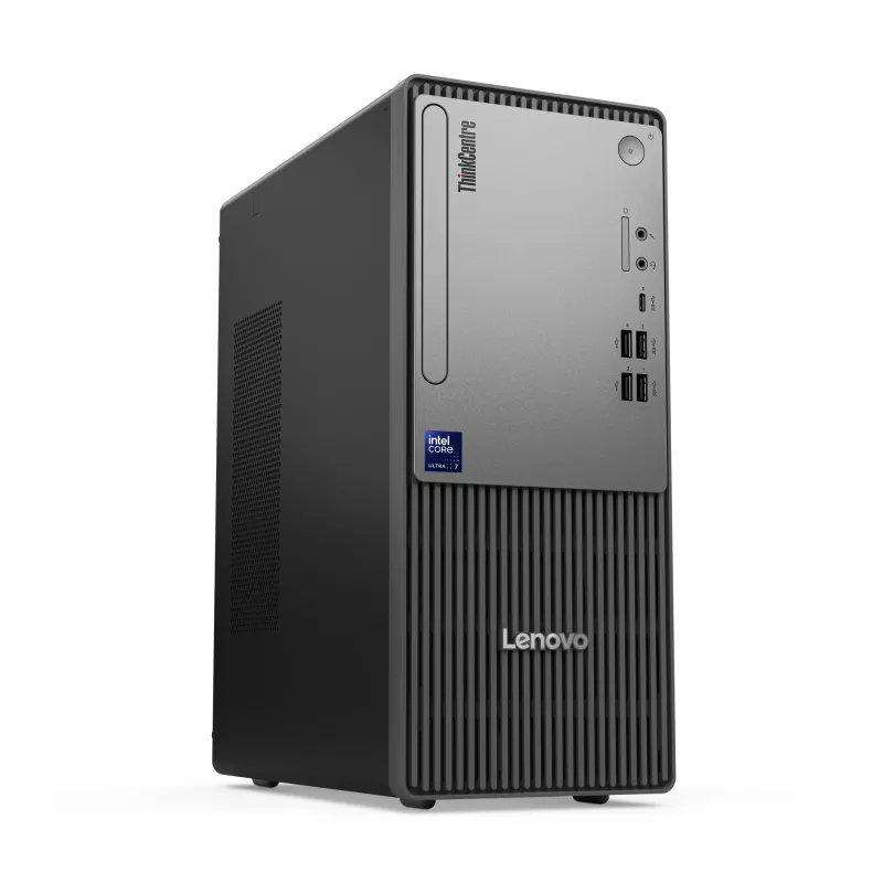 Galddators Lenovo ThinkCentre neo 50t Gen 6 Intel Core Ultra 5 225, 16 GB DDR5, 512 GB SSD, Windows 11 Pro, Tornis, Melns