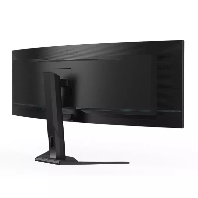 Monitors GIGABYTE 49 collu OLED CO49DQ DQHD 5120×1440 144 Hz, HDR, FreeSync, 10 bitu, 2×HDMI 2.1, USB-C, VESA 100×100