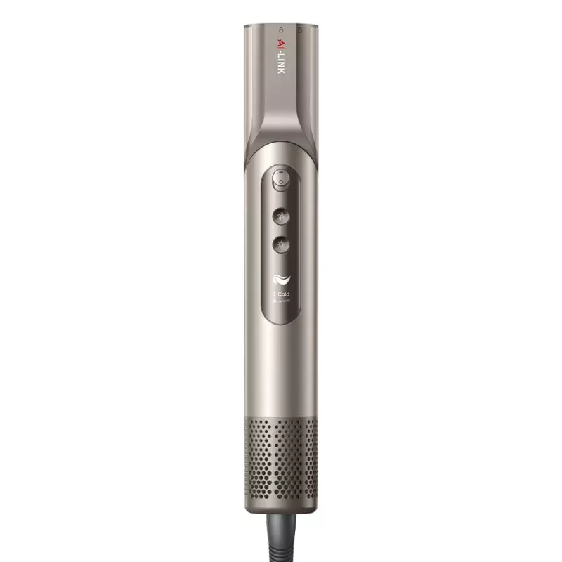 Dreame Dazzle matu ieveidotājs 1400 W — 110000 RPM motors, 3 siltuma līmeņi, maks. 90°C, zelts